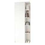 Beaux meubles pas chers - ling�re meuble � chaussures 15 paires 1 porte 10 niches blanc
