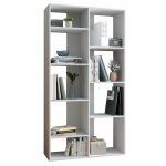 Beaux meubles pas chers - rayonnage 9 niches blanc 185 cm linea