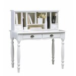 Beaux meubles pas chers - secrtaire, bonheur du jour blanc charme - blanc