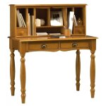 Beaux meubles pas chers - secrtaire - bonheur du jour pin miel - orange