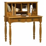 Beaux meubles pas chers - secrtaire - bonheur du jour pin miel - orange