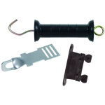 Kit poign�e + plaque + isolateur pour rubans beaumont