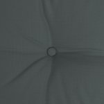 Eco elements - dossier coussins pour canape euro palette graphite, 120x40x10 cm - beautissu