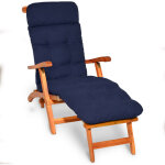 Matelas coussin pour bain de soleil flair dc bleu fonc� - beautissu