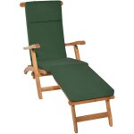 Matelas coussin pour bain de soleil loftlux dc vert foncé, 175x45x5 cm - beautissu Matelas coussin pour bain de soleil loftlux dc vert foncé, 175x45x5 cm - beautissu