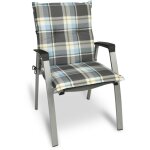 Matelas coussin pour chaise fauteuil de jardin terrasse 100x50x6cm bleu - beautissu