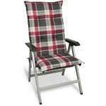 Beautissu matelas coussin pour chaise fauteuil de jardin terrasse 120x50x6cmbordeaux
