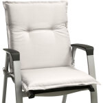 Matelas coussin pour chaise fauteuil de jardin terrasse base nl 100x50x6cm nature - beautissu