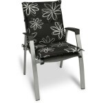 Matelas coussin pour chaise fauteuil de jardin terrasse flores 100x50x6cm - beautissu