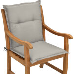 Beautissu matelas coussin pour chaise fauteuil de jardin terrasse loft nlgris clair Beautissu matelas coussin pour chaise fauteuil de jardin terrasse loft nlgris clair
