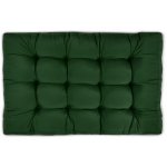 Style coussins pour canape euro palette - assise, banquette vert fonc�, 120x80x15 cm - beautissu