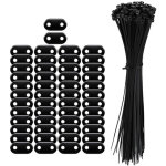 Bebusingoto 50 ensemble kit de fixation pour brise - vue y compris les attaches de c�ble et fixation ...