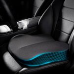 Bebusingoto coussin voiture conducteur, coussin orthop�dique siege rehausseur voiture adulte, portable ...