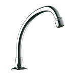Delabie ? bec col de cygne mobile 150mm ? filetage m�le 15x21 ? brise - jet antitartre ? pose sur plage ...
