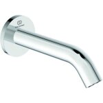 Bec mural joy projection 160mm chrome avec rosace ronde ideal standard