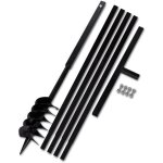 Nova ? tari�re manuelle 120 mm ? acier super fort ? longueur 1 m ? rallonge m�che pour trous profonds ...