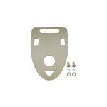 De beer plaque d'isolation pour urinoir blanc