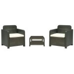 Befara - ensemble table et fauteuil d'ext�rieur giglio