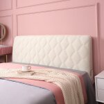 Beige 160cm couvre - tte de lit double en velours pour tte de lit, pour lit double / simple, haute ...