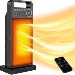 Beijiyi - 2000w chauffage radiateur soufflant portatif, chauffage d'appoint r�glable avec t�l�commande, ...