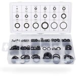 Beijiyi - 225pcs caoutchouc o - ring, kit 18 tailles noir o ring joints d'�tanch�it�, hydraulique plomberie ...