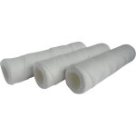 Beijiyi - lot de 3 cartouches filtrante anti - s�diments bobin�e 20 microns - taille standard 10', pour ...