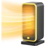 Beijiyi - chauffage d'appoint silencieux chauffage soufflant electrique, 500w mini radiateur soufflant ...