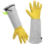 Beijiyi - gants jardinage femme / homme gants de travail cuir - gants de jardinage cadeau jardinage outillage ...