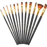 Beijiyi - pinceau acrylique - stylo � pointe lisse en nylon fine art fine art - pour la peinture acrylique ...