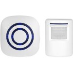 Promotion beilan sonnette sans fil kit de carillon de porte electrique avec 1 rcepteur et 1 dtecteur ...