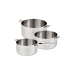 Beka - s�rie de 3 casseroles inox 16 / 18 / 20cm 101210