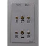 Beko - kit d'injecteurs gaz butane pour plaque de cuisson 4490910032