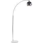 Lampadaire design arc abat - jour suspendu rglable en mral argent brillant clairage de salon chambre ...