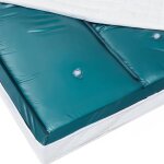 Beliani - matelas double  eau 180 x 200 cm en vinyle stabilisation lgre renforc dual