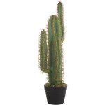 Plante en pot artificielle pour l'int�rieur 78 cm d�coration cactus en pot noir