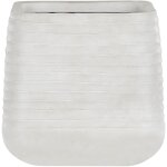 Pot de fleurs cache - pot carré 50x50 cm blanc matières résistantes idéal pour intérieur et extérieur ... Pot de fleurs cache - pot carré 50x50 cm blanc matières résistantes idéal pour intérieur et extérieur ...