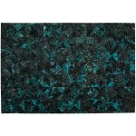 Tapis patchwork marron et turquoise en cuir 160 x 230 cm pour intérieur glamour beliani Tapis patchwork marron et turquoise en cuir 160 x 230 cm pour intérieur glamour beliani