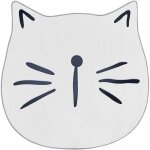 Beliani - tapis pour enfants animal imprimé chat ? 100 cm blanc kitty Beliani - tapis pour enfants animal imprimé chat ? 100 cm blanc kitty