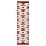 Beliani - tapis kilim avec motif g�om�trique 80 x 300 cm en coton multicolore garni