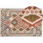 Beliani - tapis moderne en laine  motif multicolore 140 x 200 cm incroyablement doux ermenek