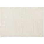 Beliani - tapis moderne minimaliste motif abstrait poils ras 160 x 230 cm en laine beige dagari