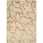 Beliani - tapis en viscose moderne fait main 160 x 230 cm beige makola