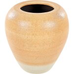 Beliani - vase décoratif orange et beige en terre cuite 34 cm fait main poterie lisse skione Beliani - vase décoratif orange et beige en terre cuite 34 cm fait main poterie lisse skione
