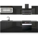 Belini cuisine equipee complete margaret muebles de cuisine complets - 240 cm. cuisine complete avec ...