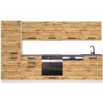 Belini - cuisine equipee complete rose muebles de cuisine complets - 300 cm. cuisine complete avec plan ...