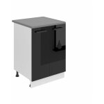 Meuble cuisine bas avec plan de travail sd21 i meubles de cuisine - taille: 51, 6 x 60 x 85 cm i petit ...