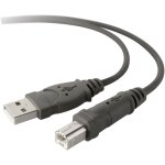 C�ble usb usb 2. 0 usb - a m�le, usb - b m�le 3. 00 m gris f3u133b10 x858321 - belkin