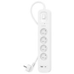 Belkin - parafoudre parafoudre 4 prises fr + 1 usb c + 1 usb a