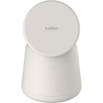 Belkin - station de recharge sans fil 2 en 1 avec magsafe 15 w sable