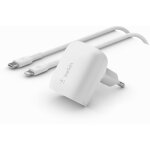 Belkin - wca006vf1mwh - b5 smartphone blanc charge rapide secteur int�rieur